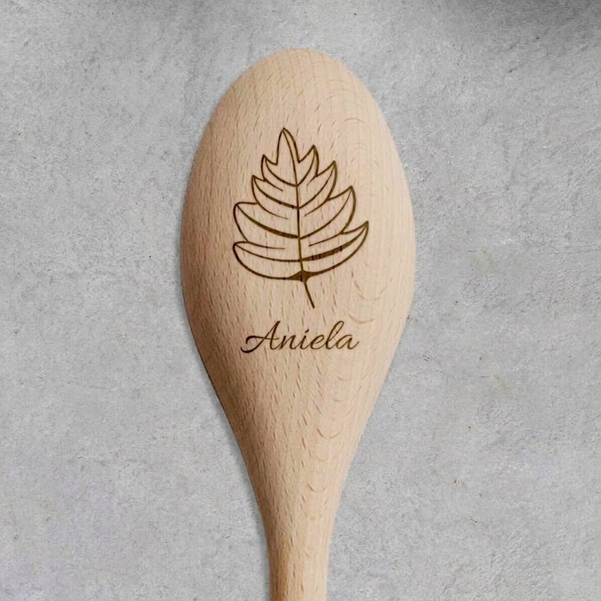 Personalisierter Holzlöffel – Herbstaromen