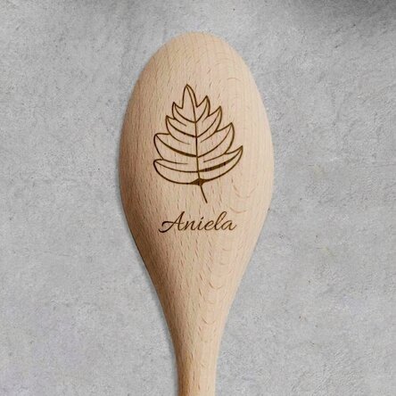 Personalisierter Holzlöffel – Herbstaromen