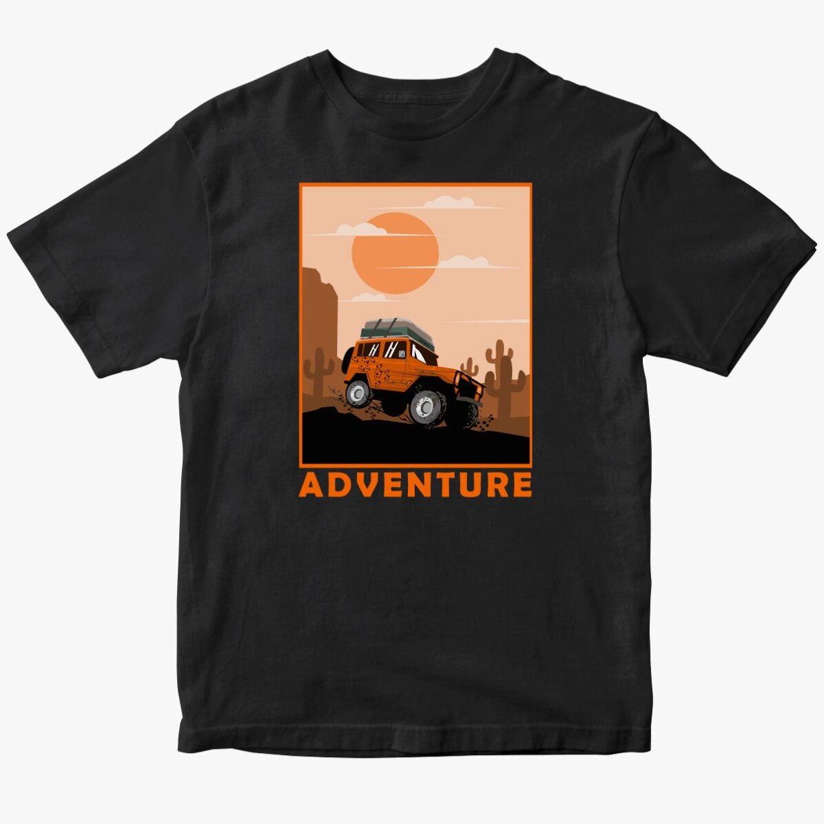 Personalised cotton T-shirt for children - Adventure
