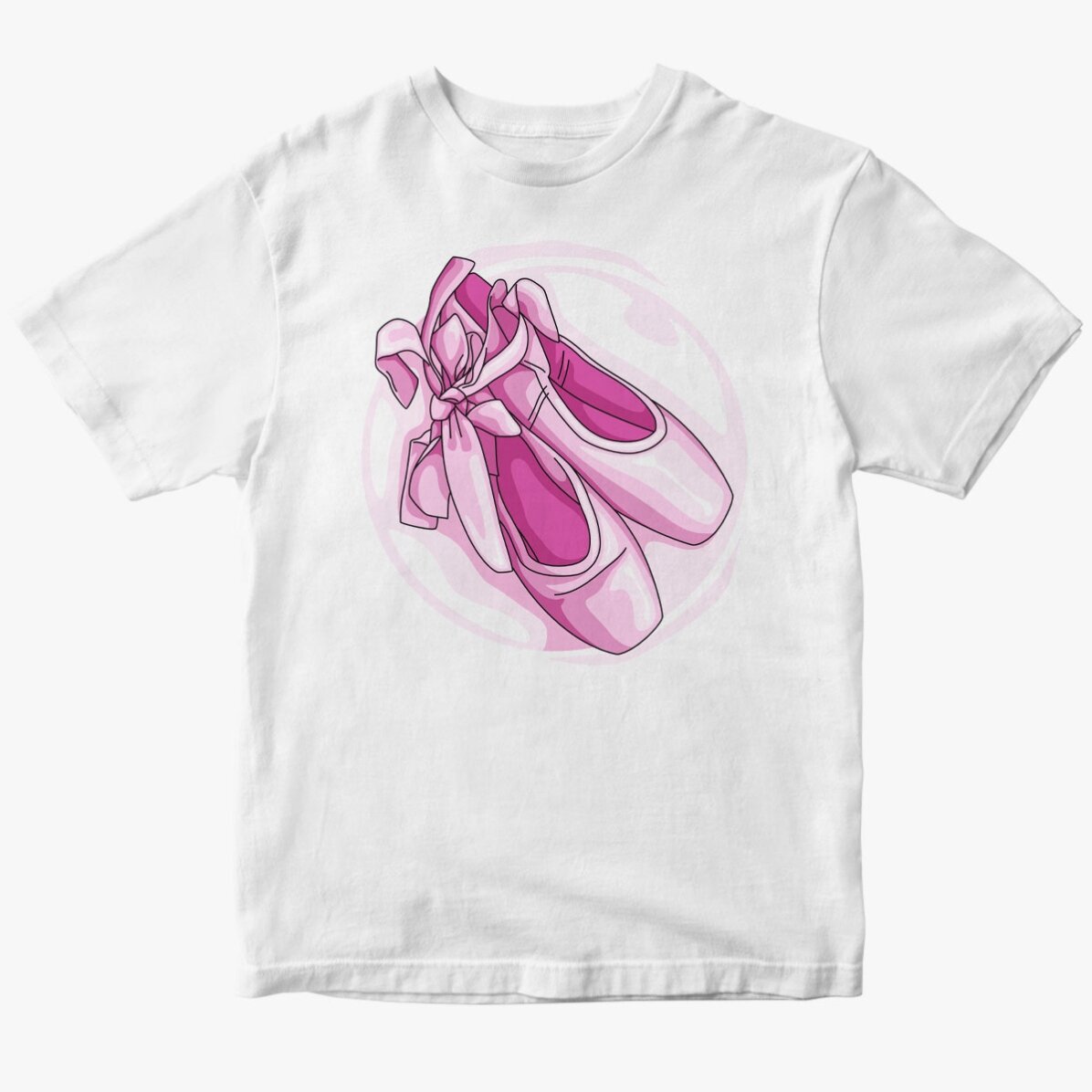 Personalisiertes Baumwoll-T-Shirt für Kinder – Ballerina