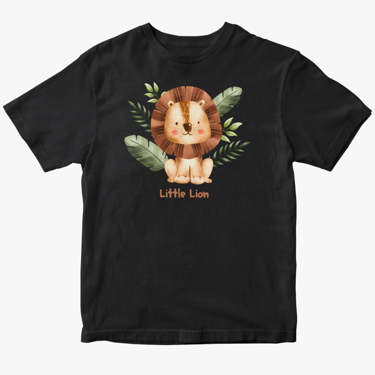 Personalisiertes Baumwoll-T-Shirt für Kinder – Little Lion