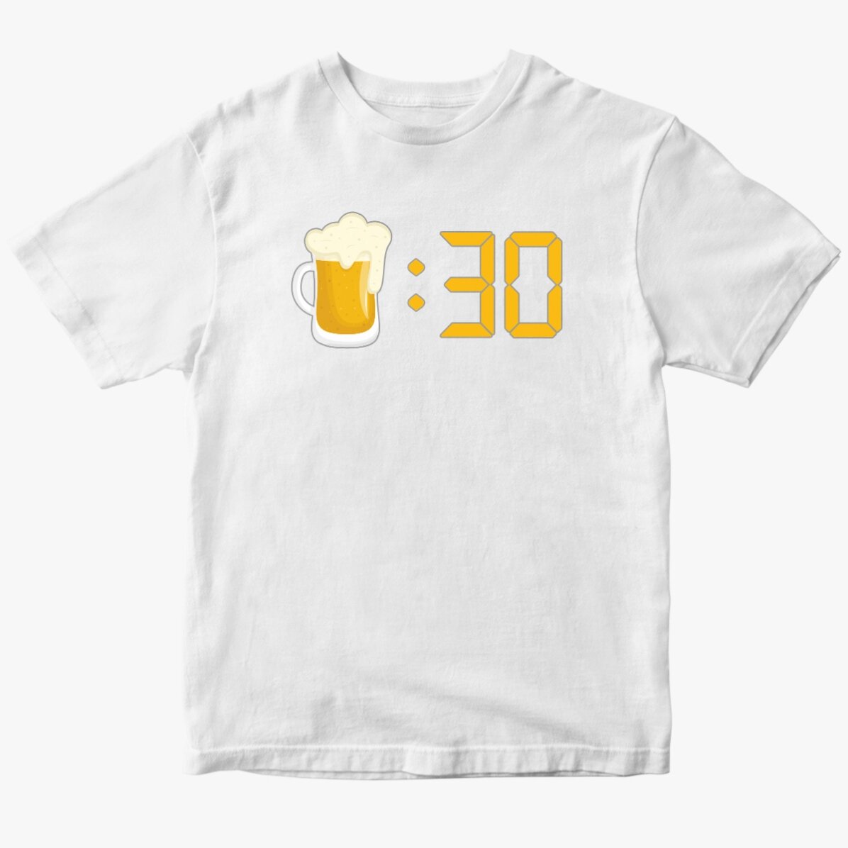 Personalisiertes Baumwoll-T-Shirt – Beer o