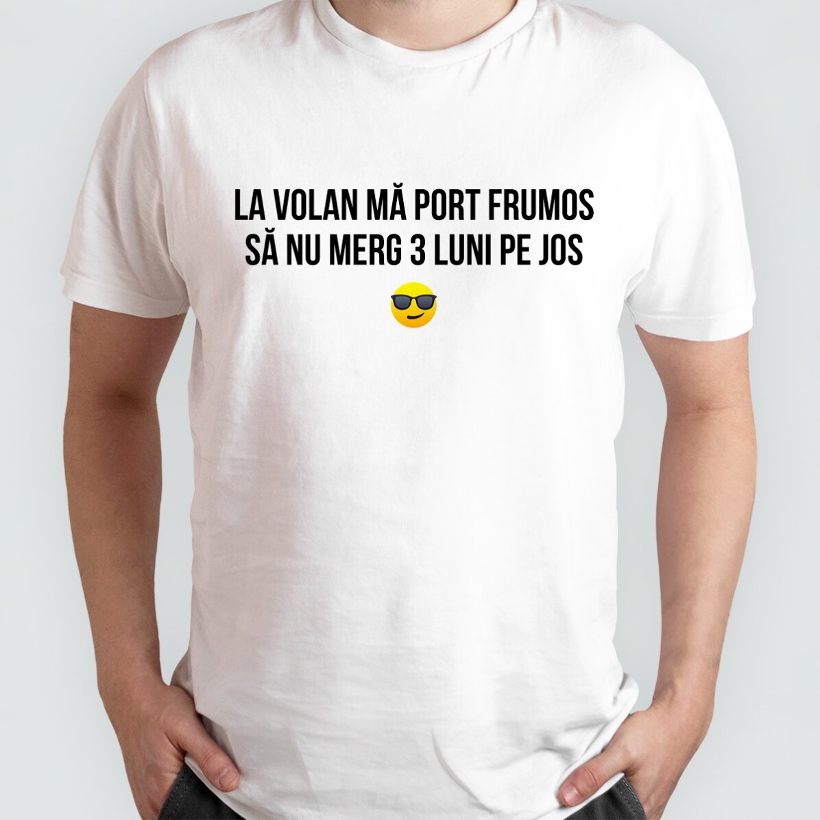 Personalisiertes Baumwoll-T-Shirt mit Aufdruck