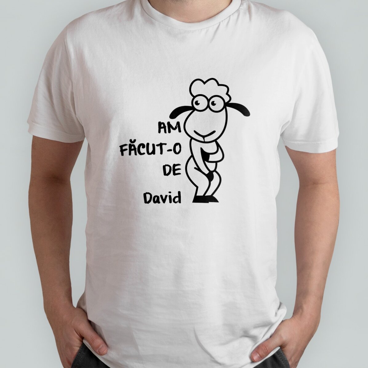Personalisiertes Baumwoll-T-Shirt mit Aufdruck – „Ich habe es total vermasselt“