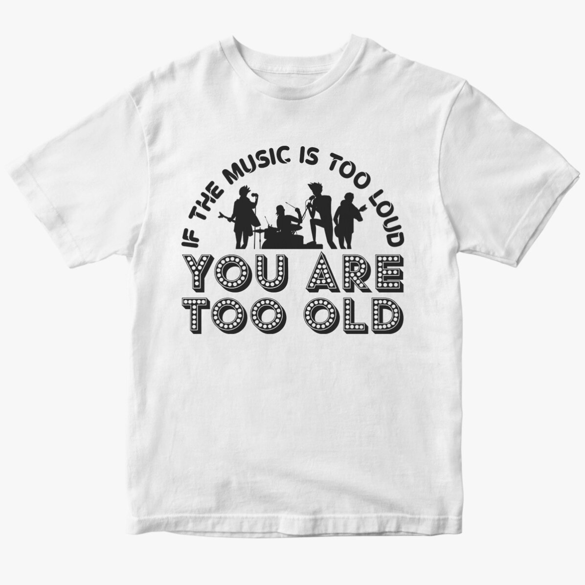 Personalisiertes Baumwoll-T-Shirt – Musik