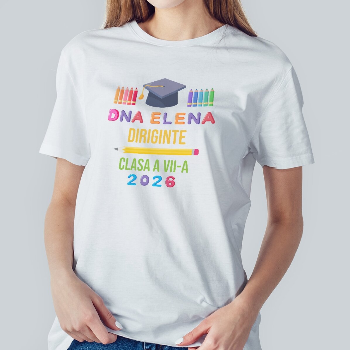 Personalisiertes T-Shirt mit Aufdruck – Abschluss