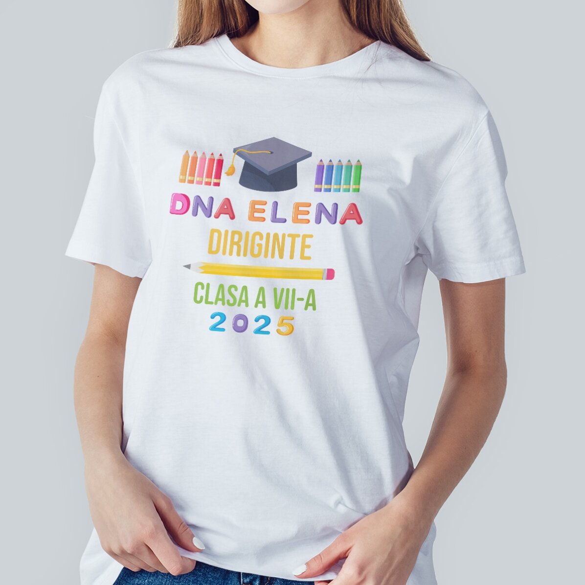 Personalisiertes T-Shirt mit Aufdruck – Abschluss