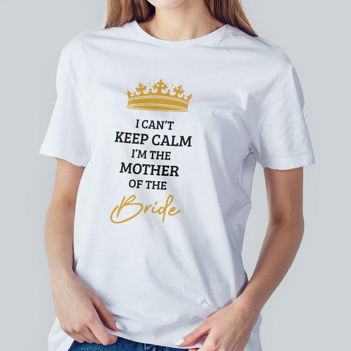 Personalisiertes T-Shirt mit Aufdruck – Keep Calm