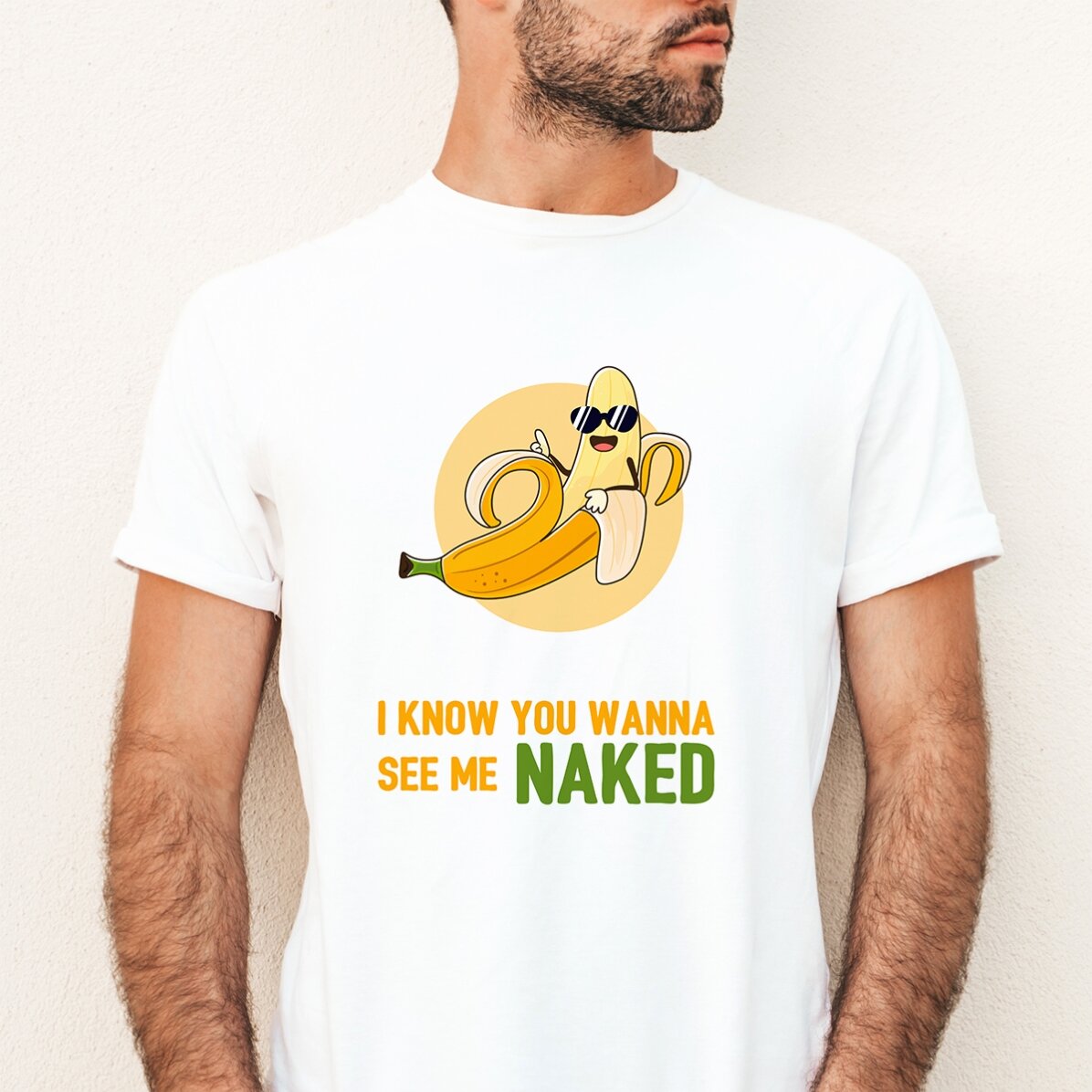 Personalisiertes T-Shirt mit Aufdruck – Naked Banana