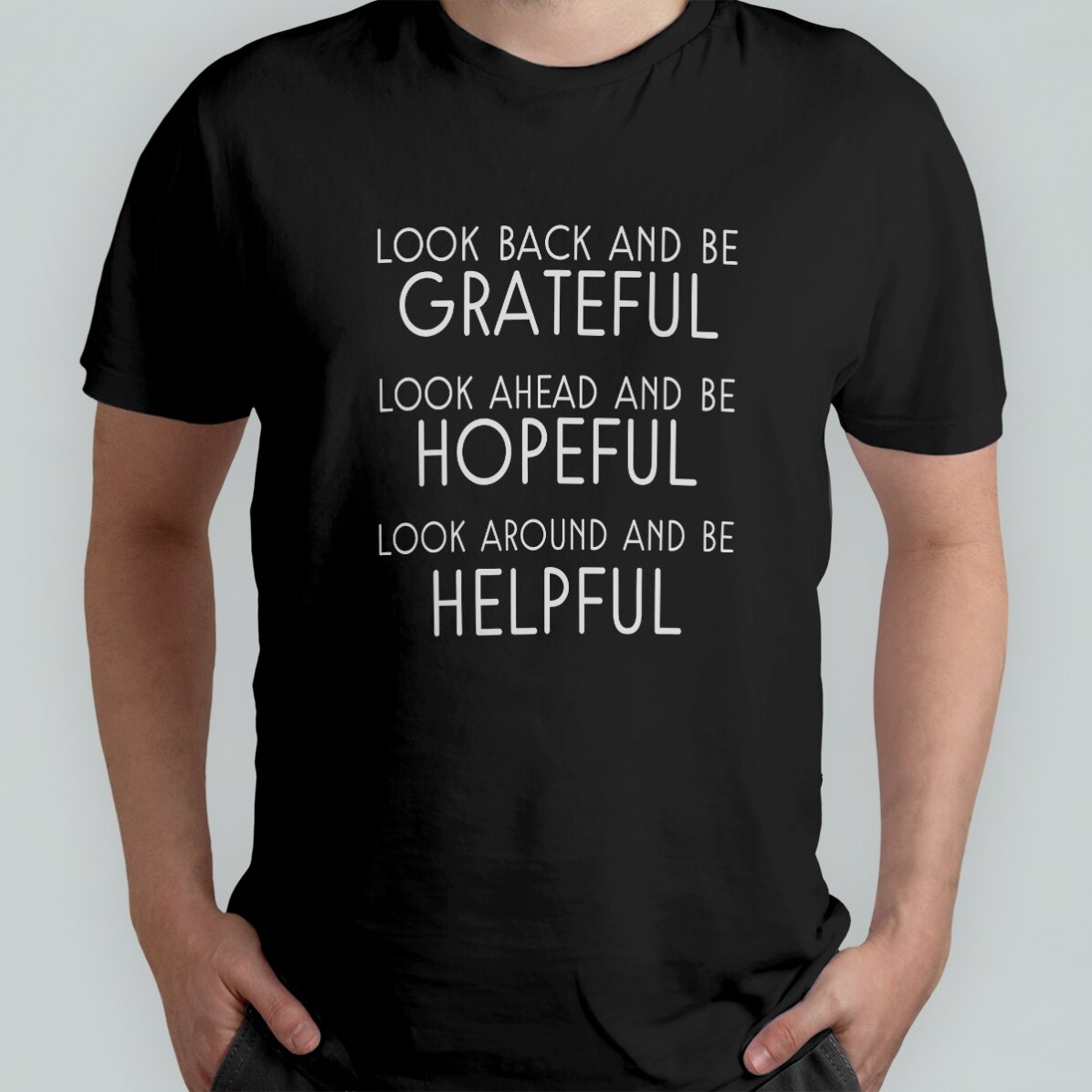 Personalisiertes T-Shirt mit Text – Porträt