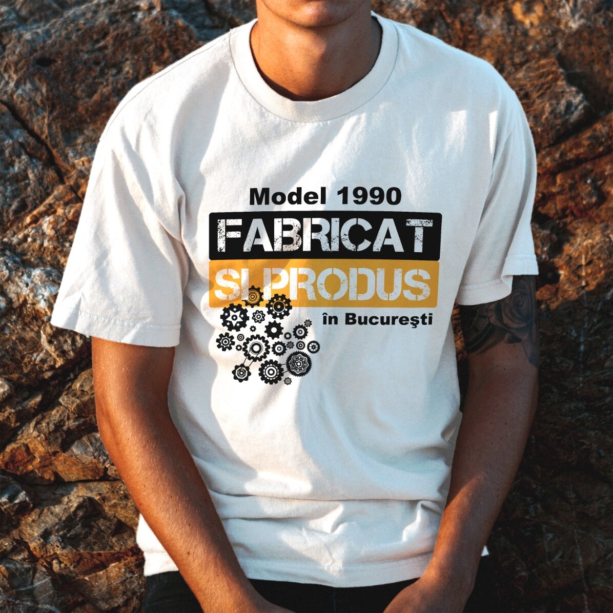 Personalisiertes T-Shirt – Modell „Herstellungsjahr“