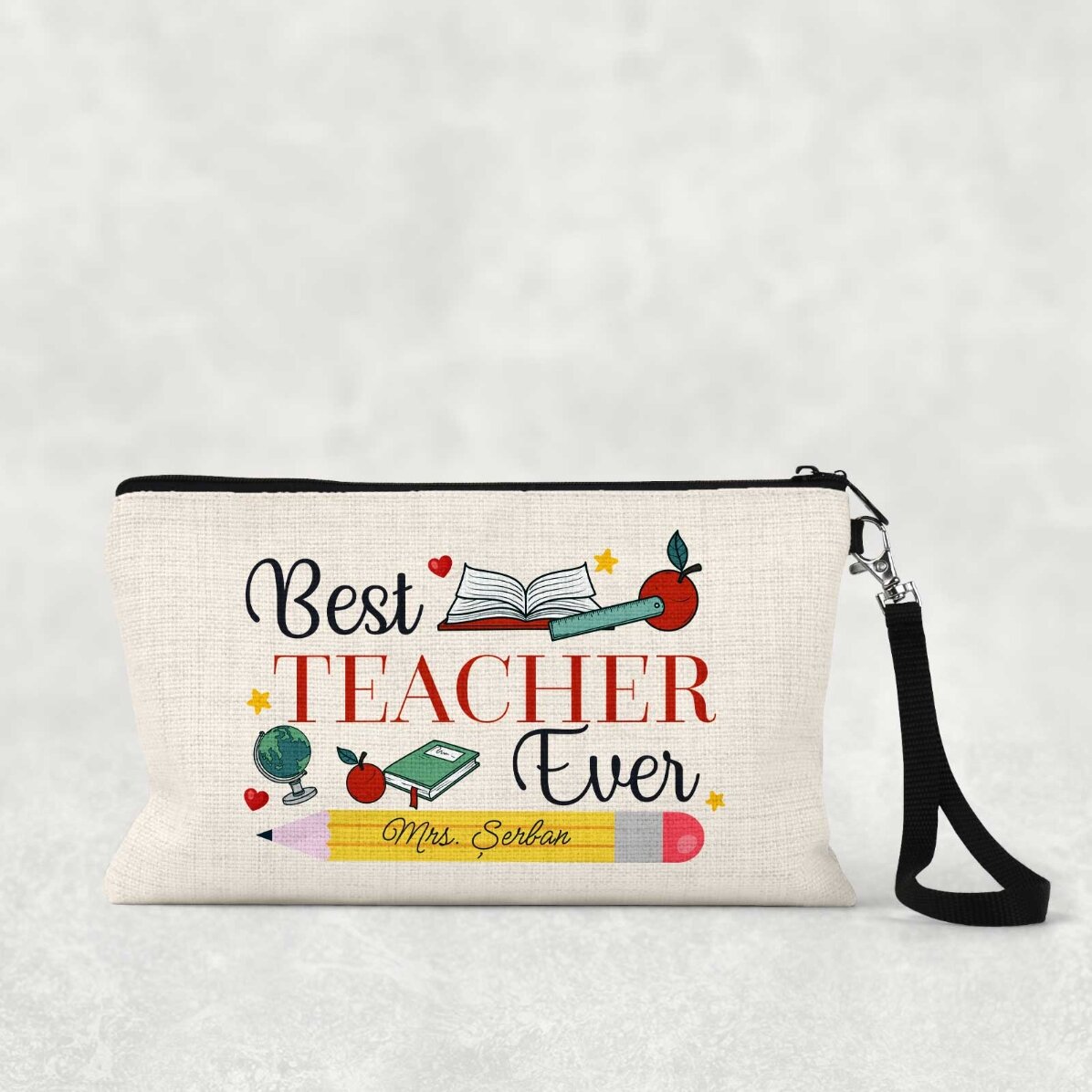 Personalisiertes Lehrer-Set mit Text – „Best Teacher Ever“