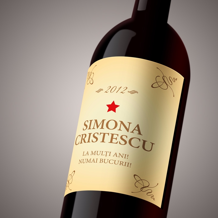 Personalisierter Wein – Classic Birthday