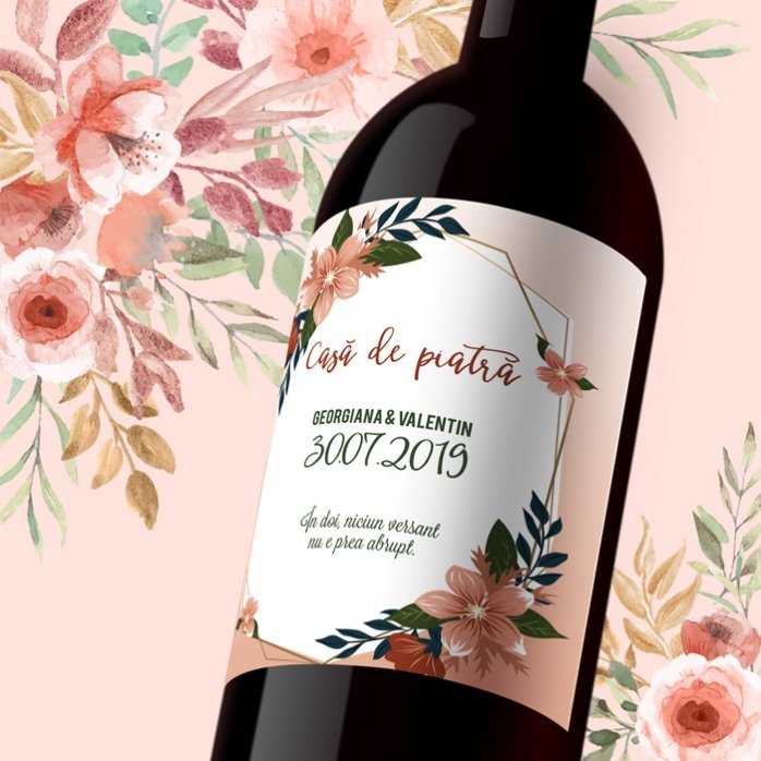 Wein mit individueller Beschriftung – Hochzeit