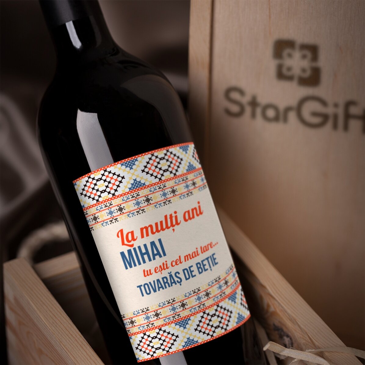 Wein mit individueller Beschriftung – Modell „Traditional“