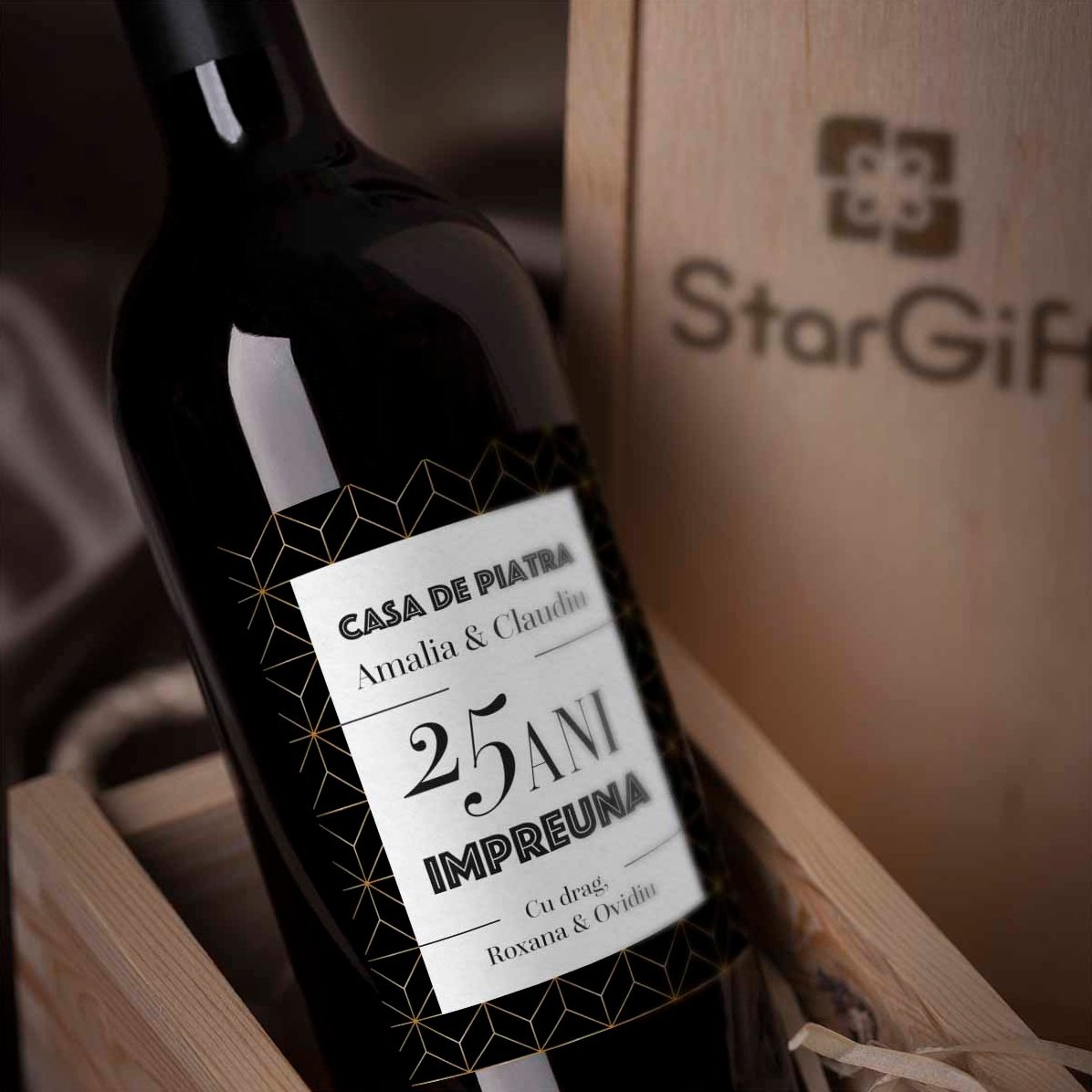 Wein mit individueller Beschriftung – Jubiläum
