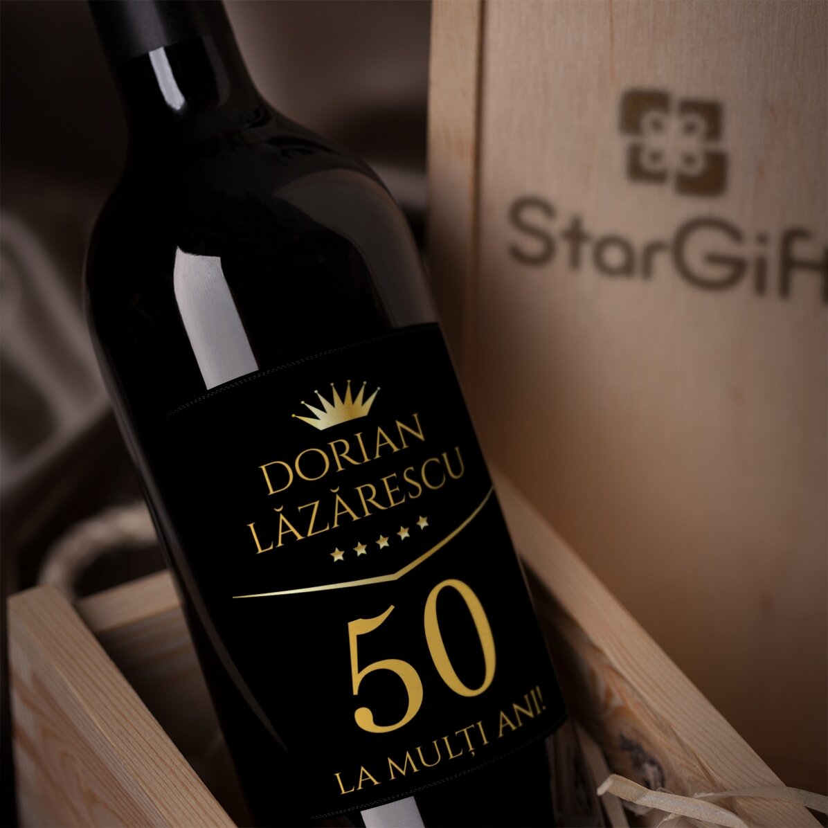 Wein mit individueller Beschriftung zum Geburtstag – Premium-Geschenk