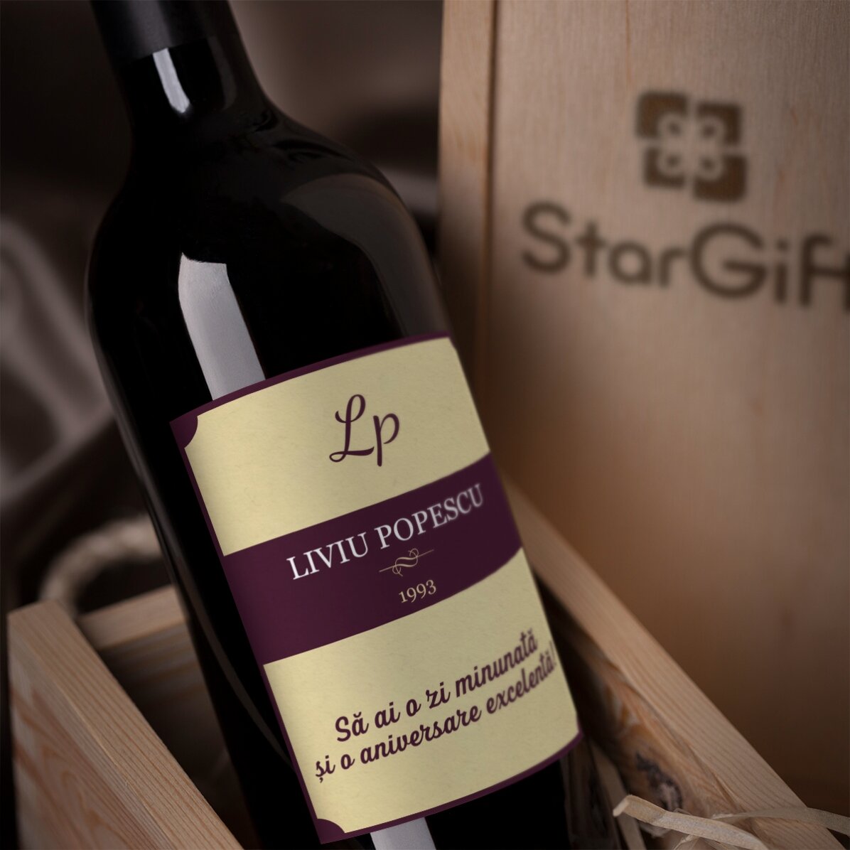 Personalisierter Wein – Vintage Birthday
