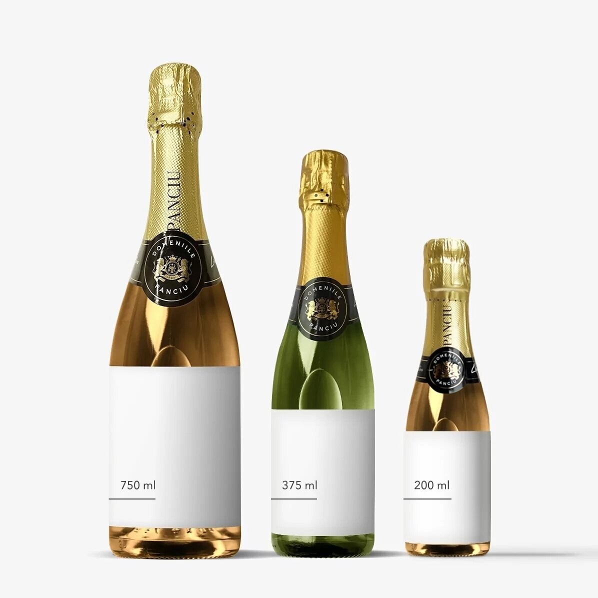 Personalised sparkling wine with text and a photo - Stone House!
